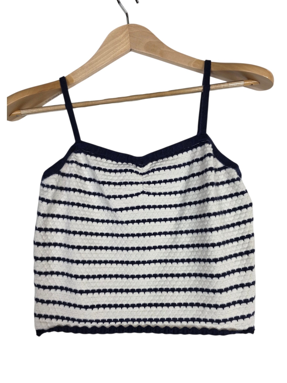 Freshman 1996 Striped Navy & White Knit Strappy Camisole